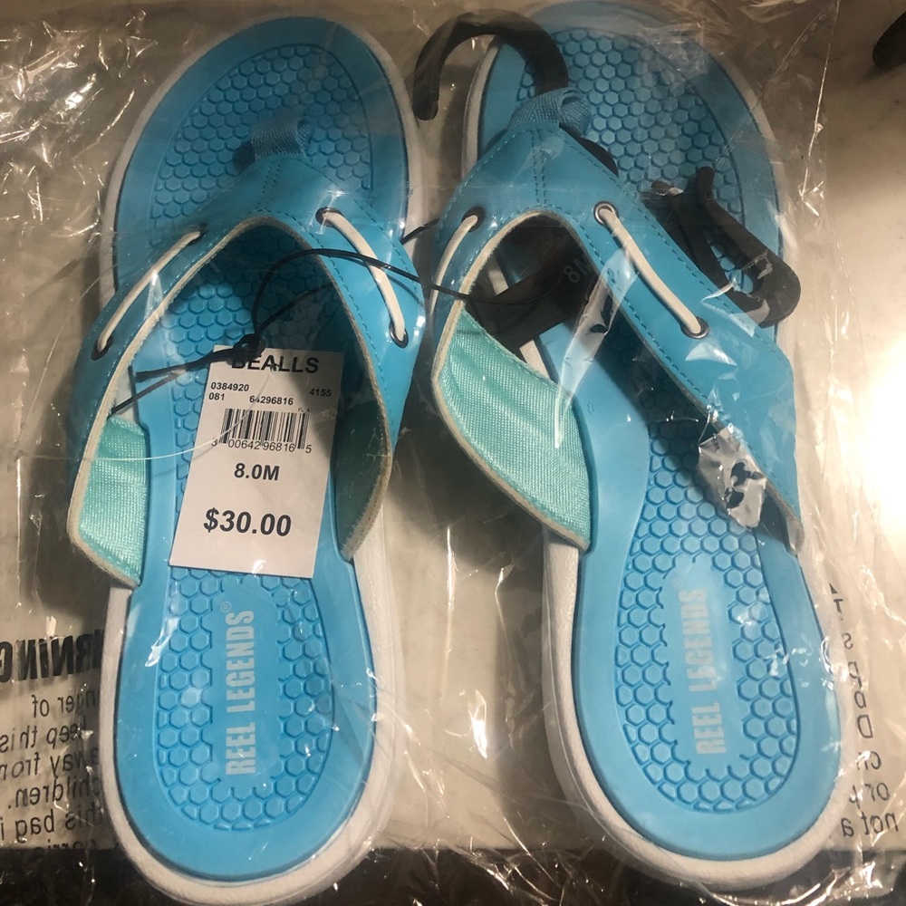 Reel Legends flip flops